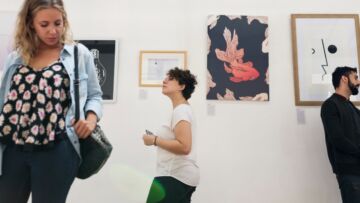 Otwarcie wystawy prac żydowskiego artysty Tobiasza Habera w Galerii im. Sleńdzińskich