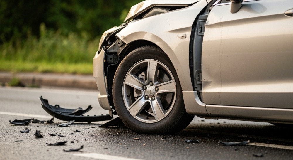 Białystok: Szybka jazda kończy się kolizją z budynkiem