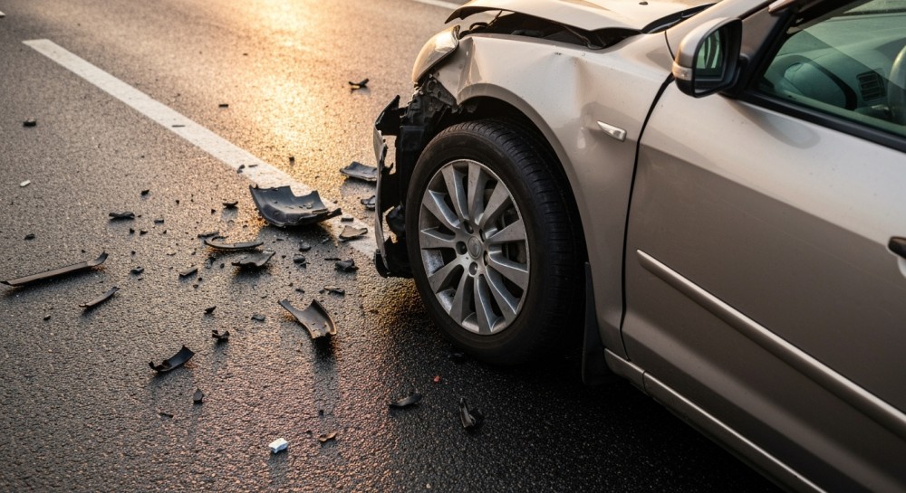 Deszczowe powroty z wakacji na podlaskich drogach: wypadki i utrudnienia