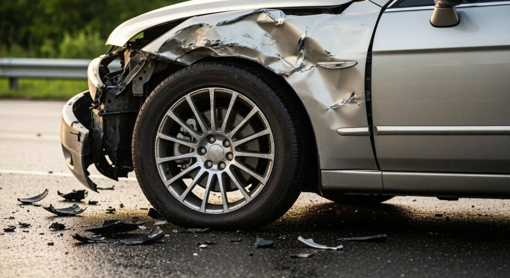 Motocyklista potrącony na trasie Białystok – Augustów. Droga zablokowana!