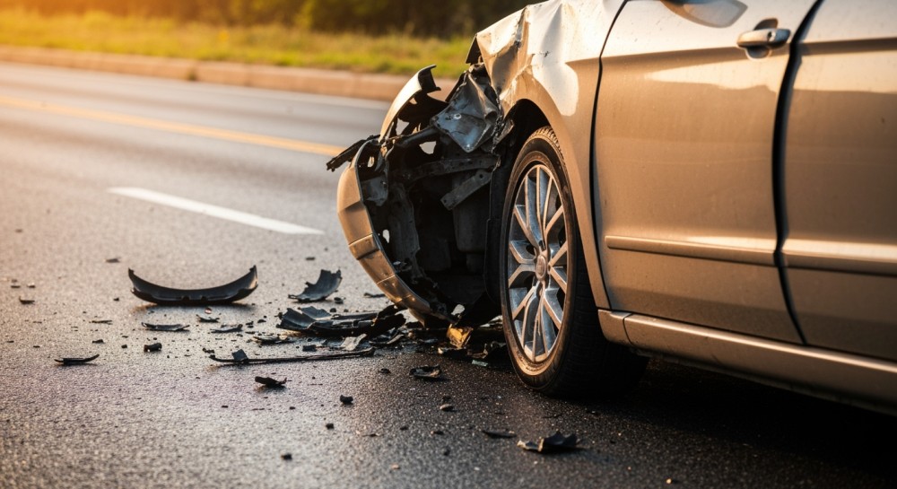 Pijany kierowca zderzył się z radiowozem w Białymstoku