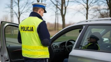 Fatalny stan opon ciężarówki: mandaty dla kierowców podczas kontroli policji