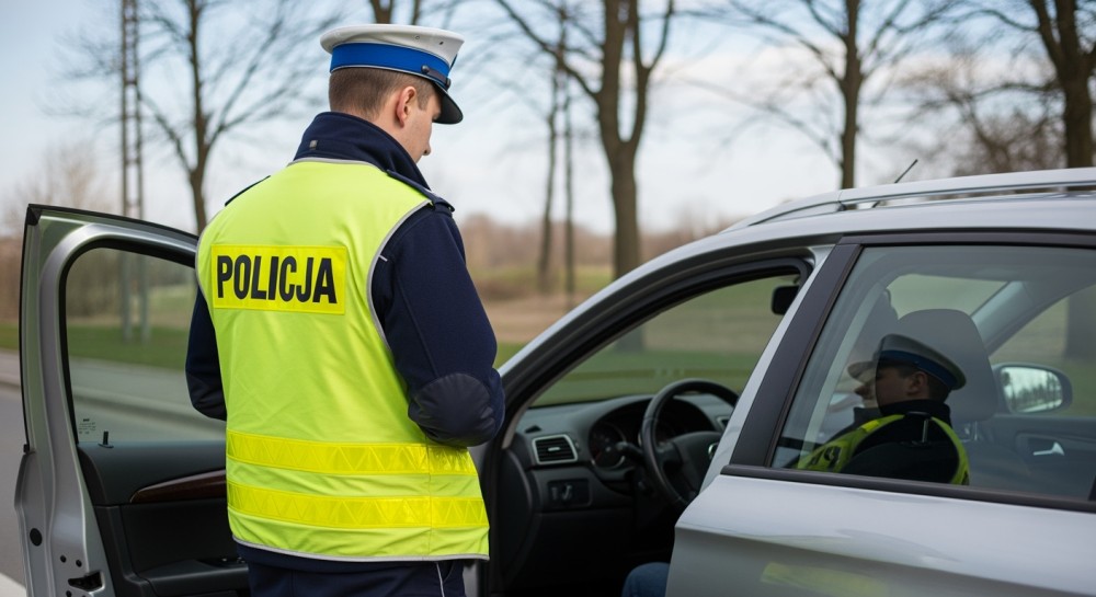Fatalny stan opon ciężarówki: mandaty dla kierowców podczas kontroli policji