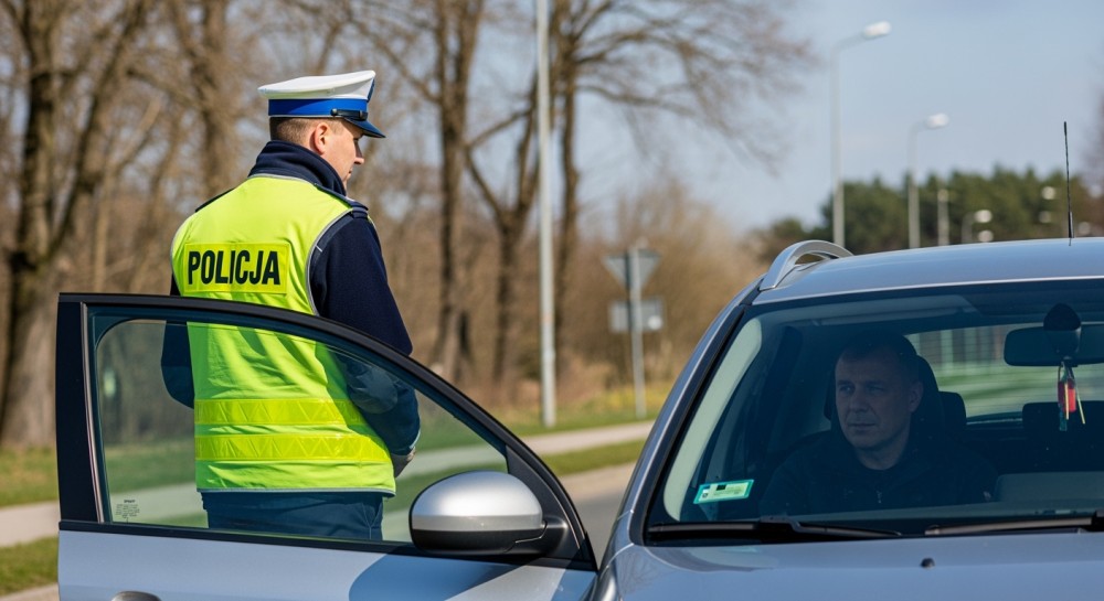 Kierowca BMW rozbił auto o słup i uciekł z miejsca wypadku