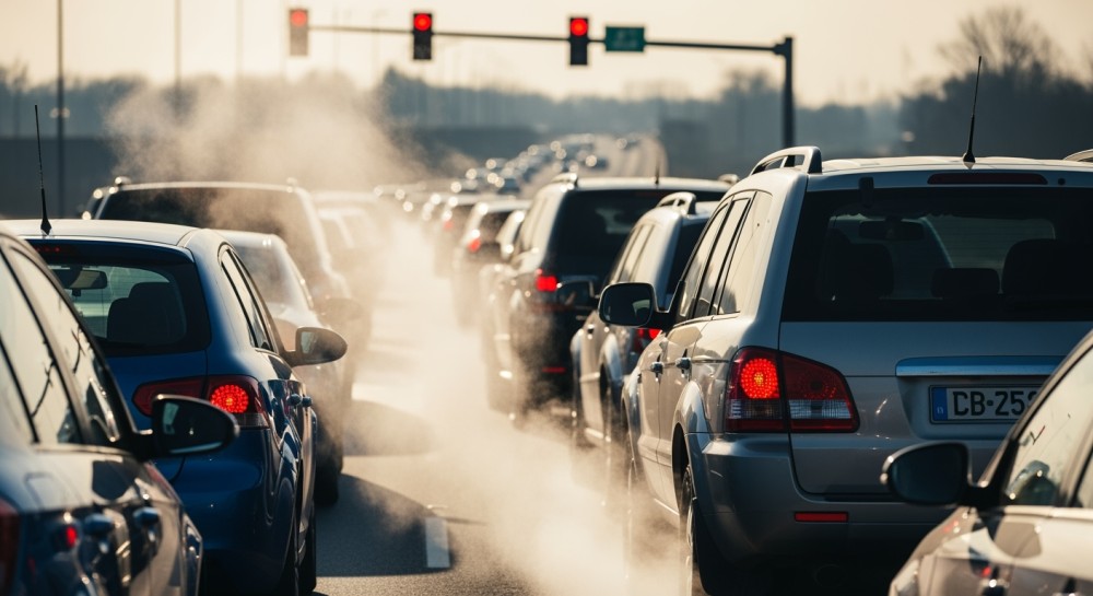Trudne zimowe warunki na drogach Moniek