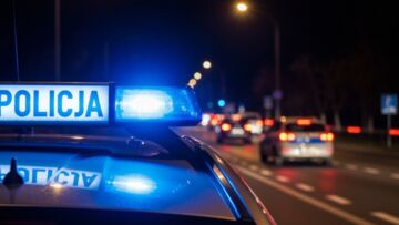 Złodziej alkoholu i karmy dla psów w rękach policji
