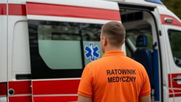 Białostocka policja uratowała nieprzytomnego mężczyznę na chodniku
