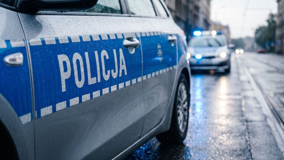 Mężczyzna próbował ukryć marihuanę przed radiowozem, ale nie zdążył